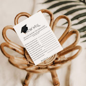 Hoe goed ken je afstudeerfeest spel Kaart