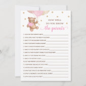 Hoe goed ken je de ouders Teddy Bear Kaart (Voorkant)