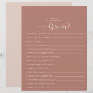 Hoe goed ken je het Groom Vrijgezellenfeest Game?
