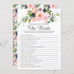 Hoe goed ken je het spel van het Bride Vrijgezelle Kaart