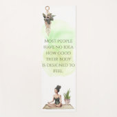 Hoe goed Waterverf Yoga Mat (Voorkant)