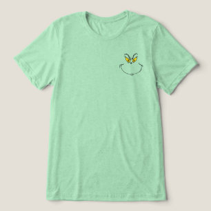 Hoe Grinch gestolen kerst gezicht T-shirt