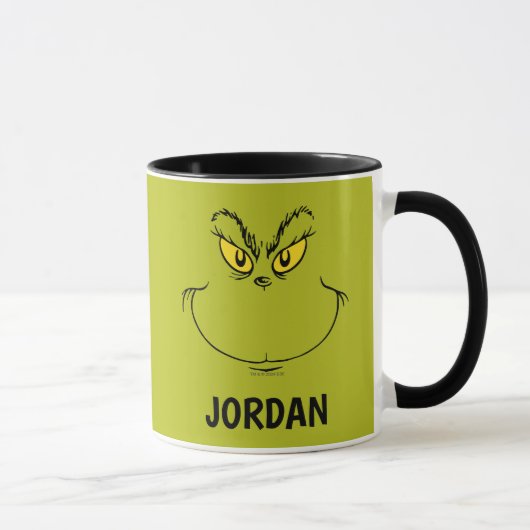 Hoe Grinch het kerstgezicht stal - Custom Mok (Rechts)