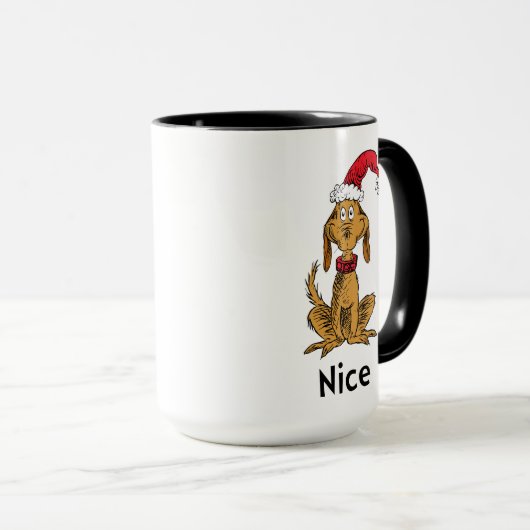 Hoe Grinch Kerstmis heeft gestolen | Max is leuk Mok (Voorkant rechts)