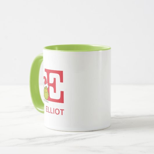 Hoe Grinch Kerstmis heeft gestolen | Naam & Monogr Mok (Voorkant links)