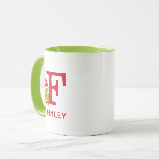 Hoe Grinch Kerstmis heeft gestolen | Naam & Monogr Mok (Voorkant links)