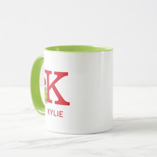 Hoe Grinch Kerstmis heeft gestolen | Naam & Monogr Mok (Voorkant links)