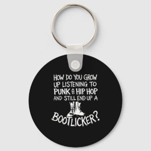 Hoe groei je op met het luisteren naar punk sleutelhanger
