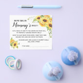 Hoe groot is de Kaart van mama Belly Baby shower G (Enkel)