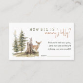 Hoe groot is de Kaart van Mommys Belly Plaatskaartje (Voorkant)