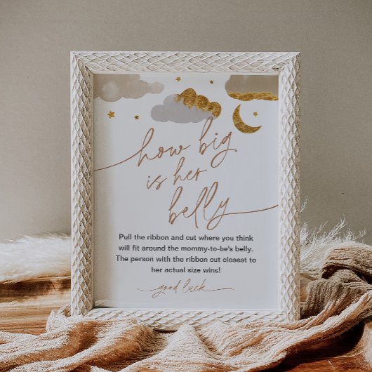 Hoe groot is haar Belly Game Twinkle Star-Baby sho Poster