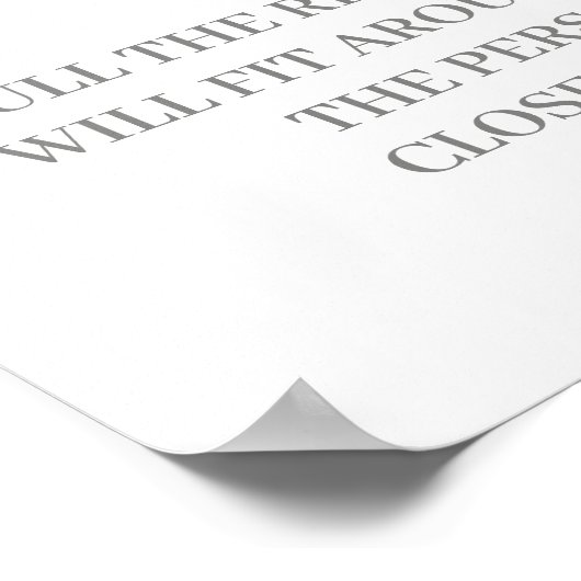 Hoe groot is haar buikvlinder? poster (Hoek)