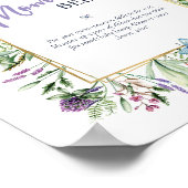 Hoe groot is het Belly Garden Baby shower Game van Poster (Hoek)