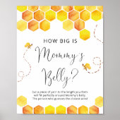 Hoe groot is het bijenbord van mama? poster (Voorkant)