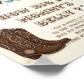 Hoe groot is het poster van mama's baby shower-spe (Hoek)