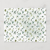 Hoe groot is mama's buik Groene Shower Spelkaart Flyer (Achterkant)