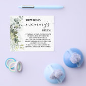 Hoe groot is mama's buik Groene Shower Spelkaart Flyer (Enkel)