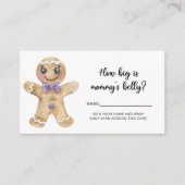 Hoe groot is mama's buik? informatiekaartje (Voorkant)