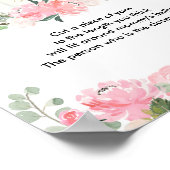 Hoe groot is mama's buikpompoenspel baby shower? poster (Hoek)