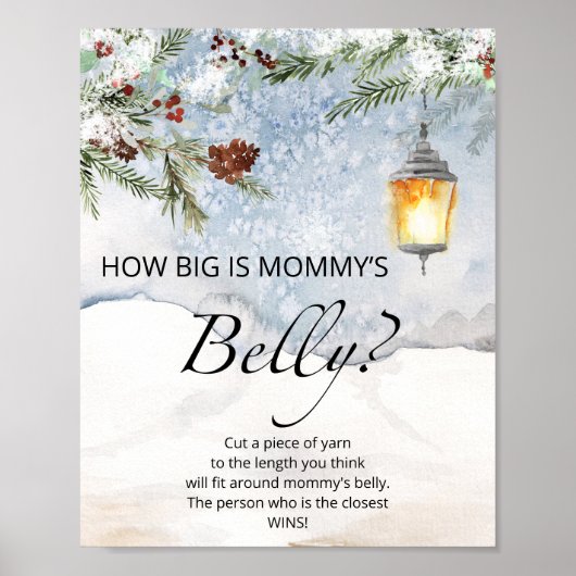 Hoe groot is mama's buikspel? poster (Voorkant)