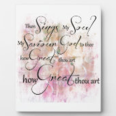 Hoe groot zijt gij fotoplaat (Voorkant)