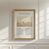 Hoe groot zijt gij  Minimal Hymn Wall Art Poster