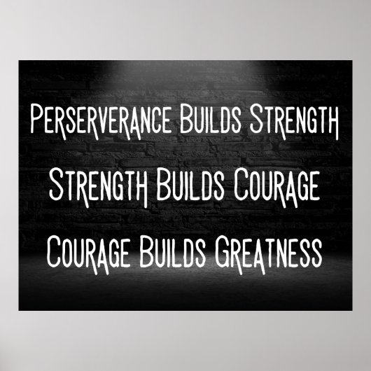 Hoe Grootsheid te bouwen - Motivatie Poster (Voorkant)