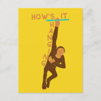 Hoe hangt het Schattige Monkey Graphic