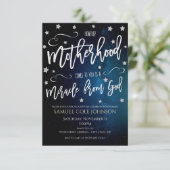 Hoe het moederschap u ook komt is een geschenk van kaart (Staand voorkant)