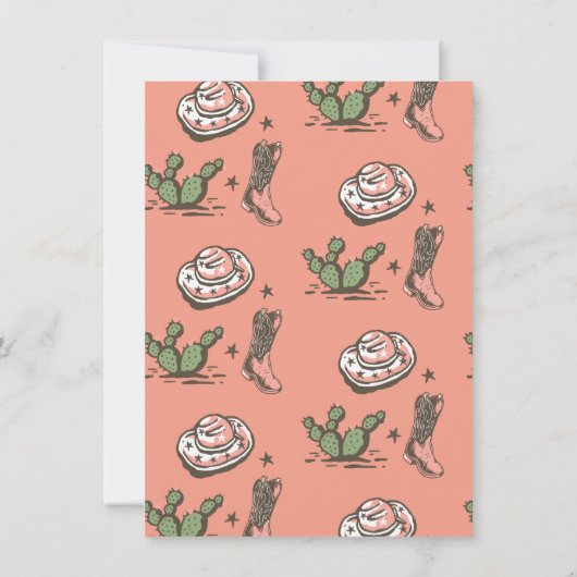 Hoe het Westen een Cowgirl was Kaart (Achterkant)