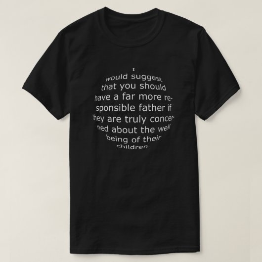 Hoe het Witte Huis rechtvaardigt. T-shirt (Design voorkant)