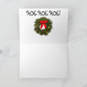 HOE HOE HOE FEESTDAGEN KAART (Binnen)