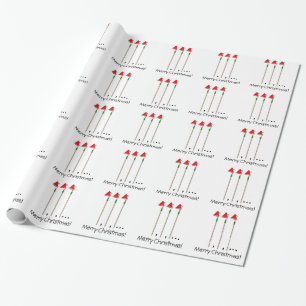 Hoe, Hoe, Hoe... Gelukkig kerstfeest! Cadeaupapier
