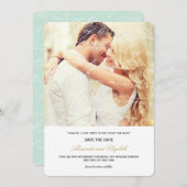 Hoe hou ik van het poëzie Romantic  script Save The Date (Voorkant / Achterkant)