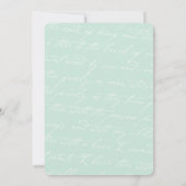 Hoe hou ik van het poëzie Romantic  script Save The Date (Achterkant)