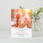 Hoe hou ik van het poëzie Romantic  script Save The Date (Staand voorkant)