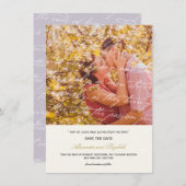 Hoe hou ik van het poëzie Romantic  script Save The Date (Voorkant / Achterkant)