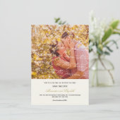 Hoe hou ik van het poëzie Romantic  script Save The Date (Staand voorkant)