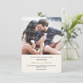 Hoe hou ik van het poëzie Romantic script Save The Date (Staand voorkant)