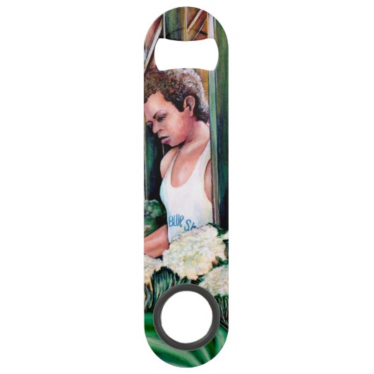 Hoe hou je van die meloenen? speed flessenopener (Voorkant)