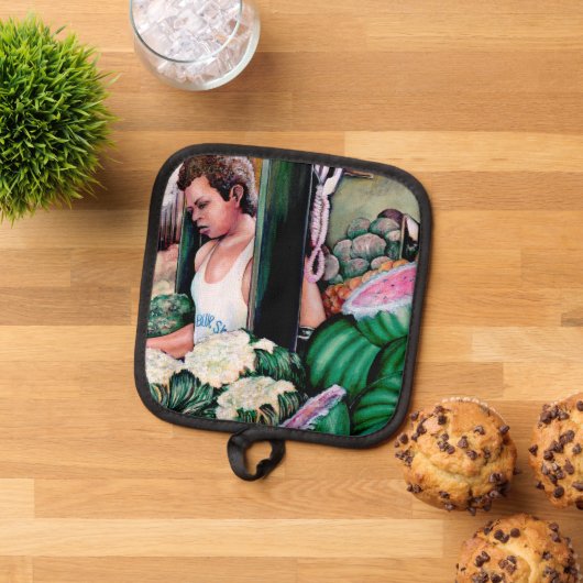 Hoe hou je van die Melons? Pannenlap (Top down)