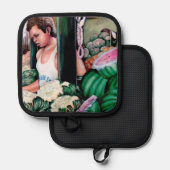 Hoe hou je van die Melons? Pannenlap (Voorkant / Achterkant)