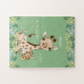 Hoe houden we van Giraffe Cheetah Kinder Legpuzzel (Horizontaal)