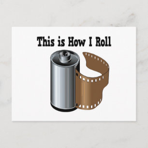Hoe ik camera film rol briefkaart