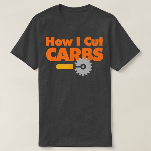 Hoe ik Carbs Funny Pizza Lovers snijd 542 902 T-shirt (Design voorkant)
