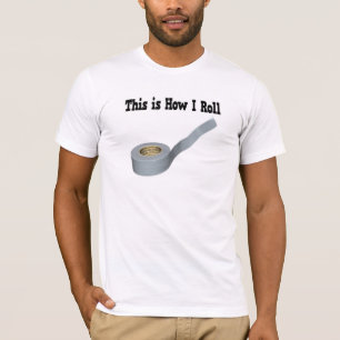 Hoe ik de tapes van de Duct wrijf T-shirt