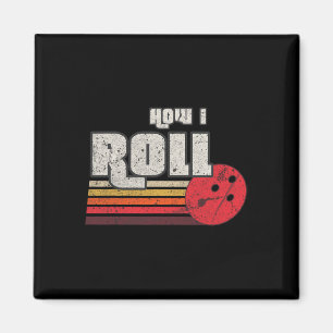 Hoe ik Funny Graphic Bowling Strikes League Te Rol Magneet