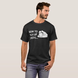 Hoe ik kippen ophaal WMENS boerderij fakkerkkoek T-shirt