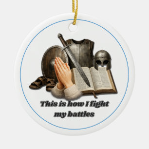 Hoe ik mijn gevechten voer keramisch ornament