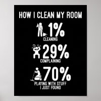 Hoe ik mijn kamer schoonmaak, hinder
